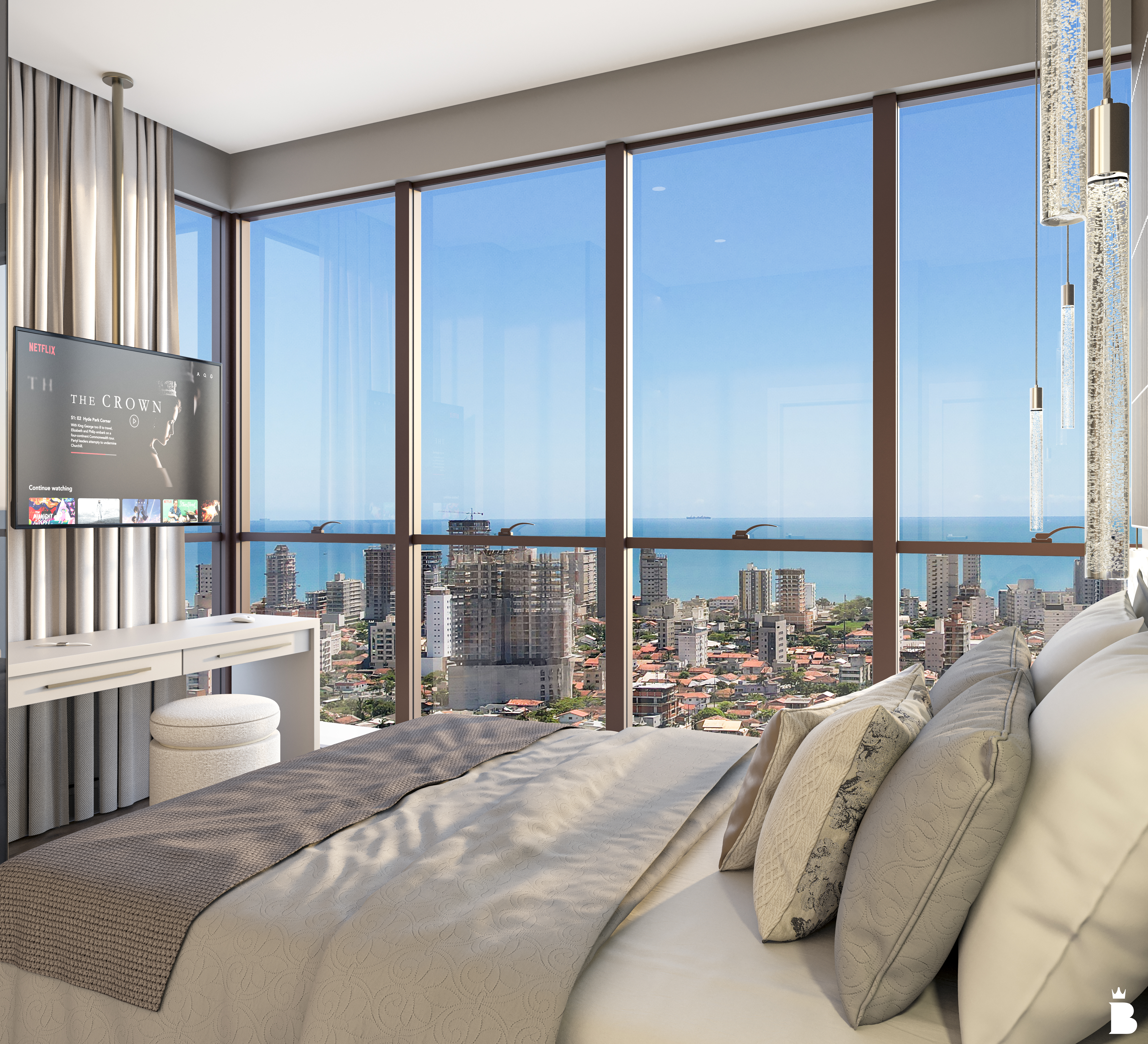 Apartamento flat com vista para o mar - Alessio Porto Belo